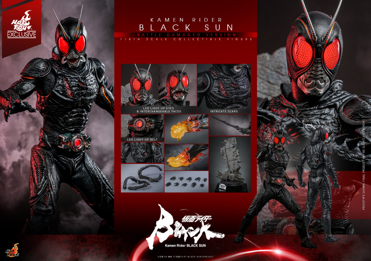 Hot Toys Kamen Rider Black Sun Kamen Rider Black Sun (Battle Damaged Version) Hot Toys Exclusive TMS115 (Limited quantity of 1,000 pieces)