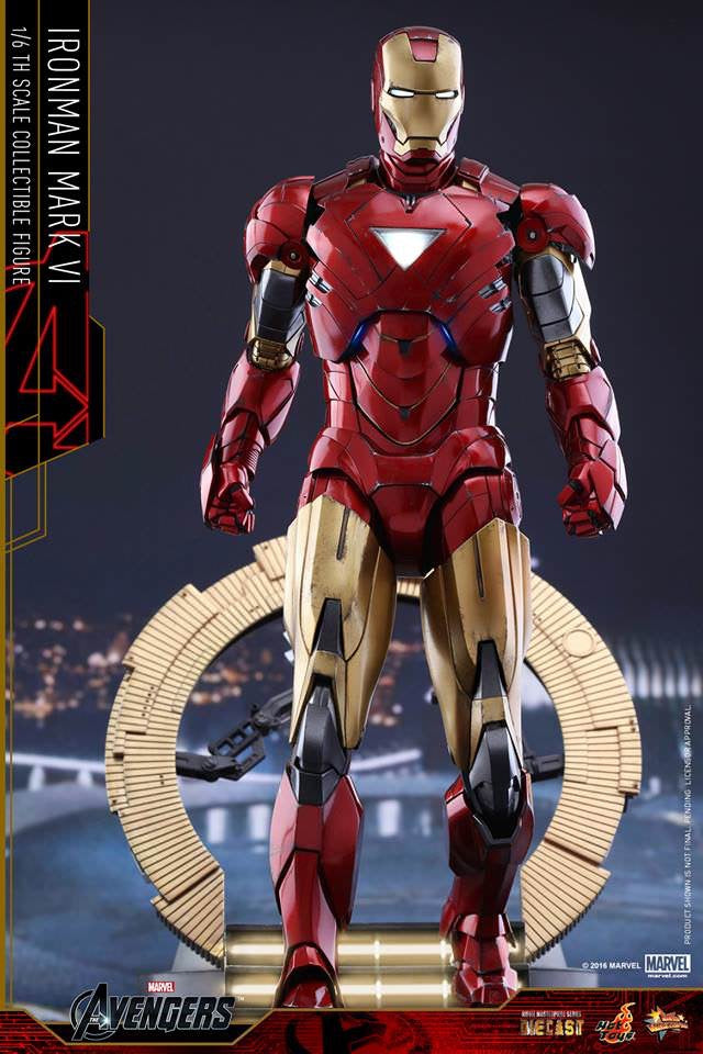 Hot Toys Avengers :Iron Man Mark 6 (Exclusive Edition) MMS378D17