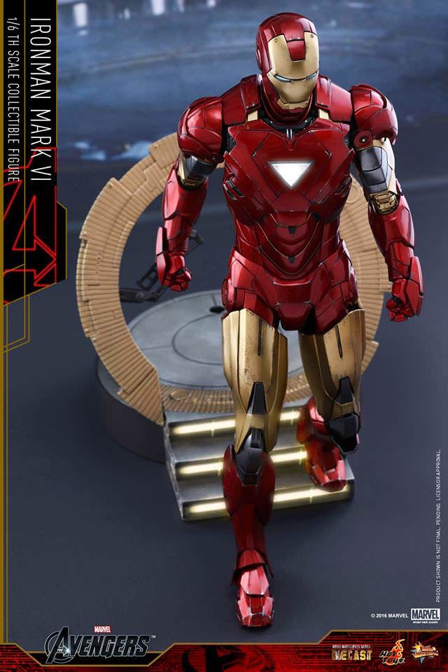 Hot Toys Avengers :Iron Man Mark 6 (Exclusive Edition) MMS378D17