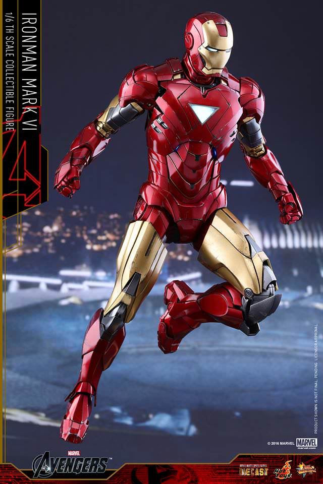 Hot Toys Avengers :Iron Man Mark 6 (Exclusive Edition) MMS378D17