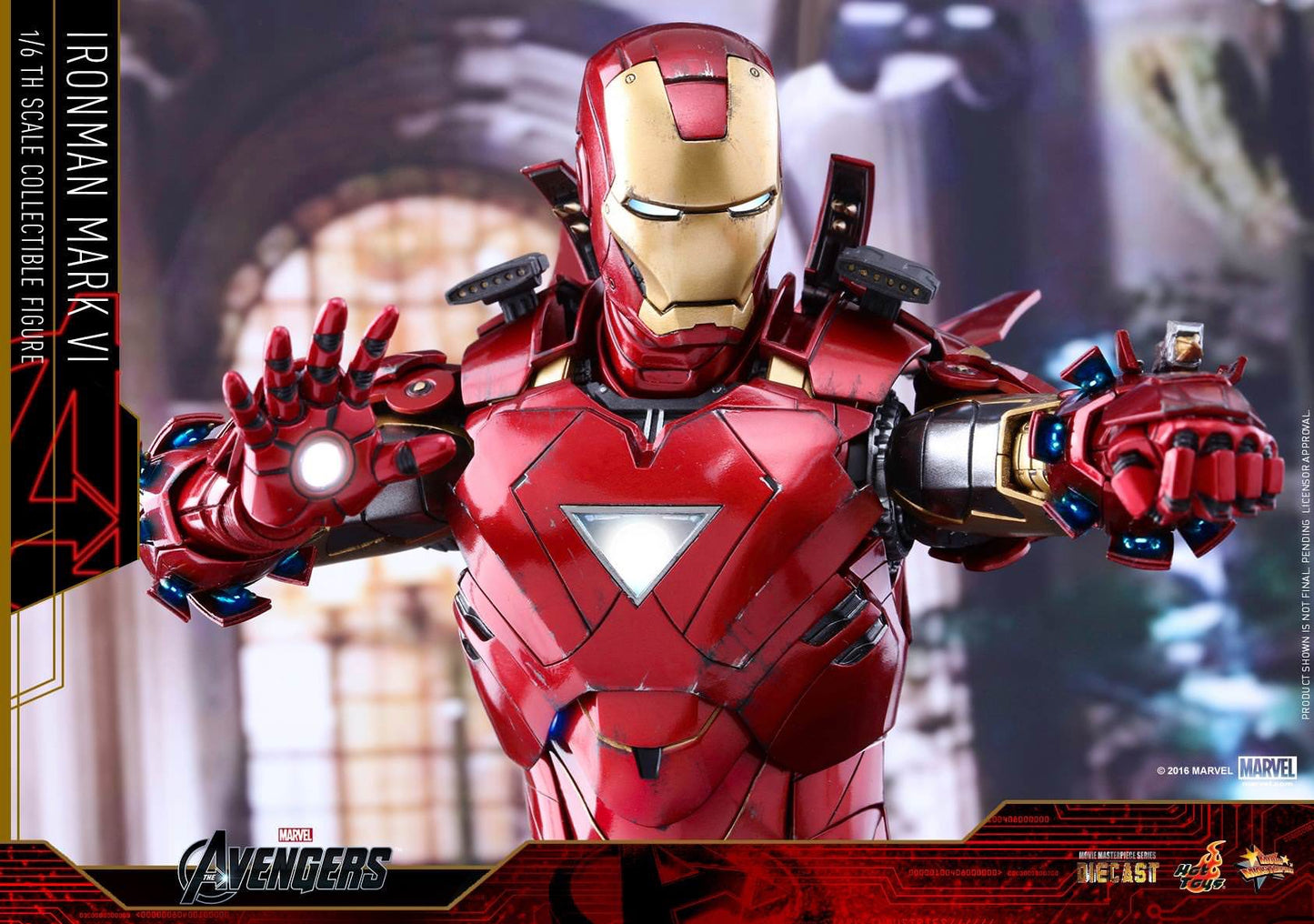 Hot Toys Avengers :Iron Man Mark 6 (Exclusive Edition) MMS378D17