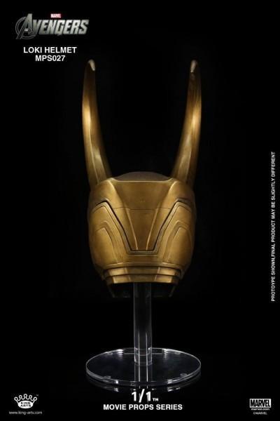 King Arts - Movie Props Series - The Avengers - 1/1th Scale Loki Helmet