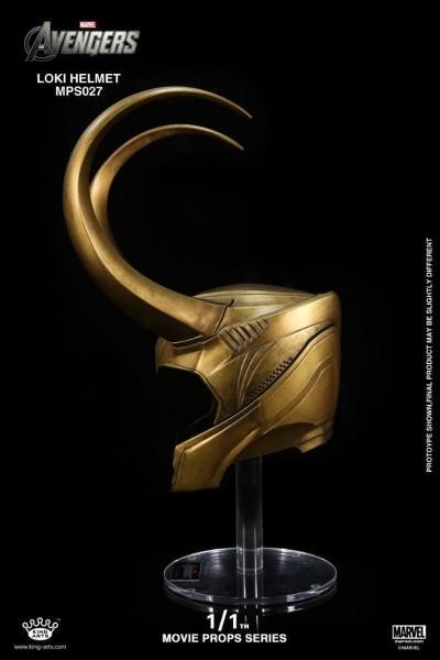 King Arts - Movie Props Series - The Avengers - 1/1th Scale Loki Helmet