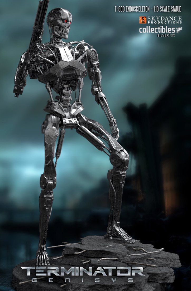 T-800 Endoskeleton 1:10 Scale Collectibles Statue