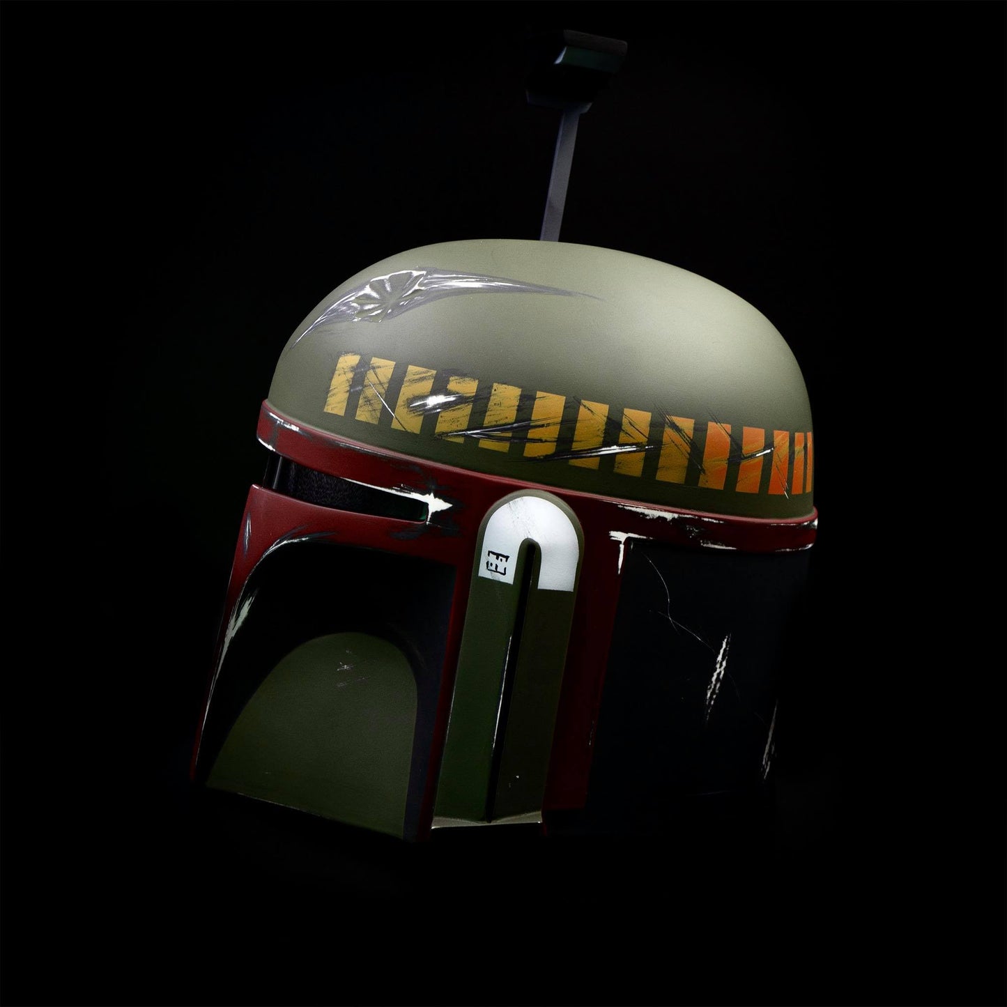 Green Hunter Life-Size Collectable Helmet (Battle Damaged)