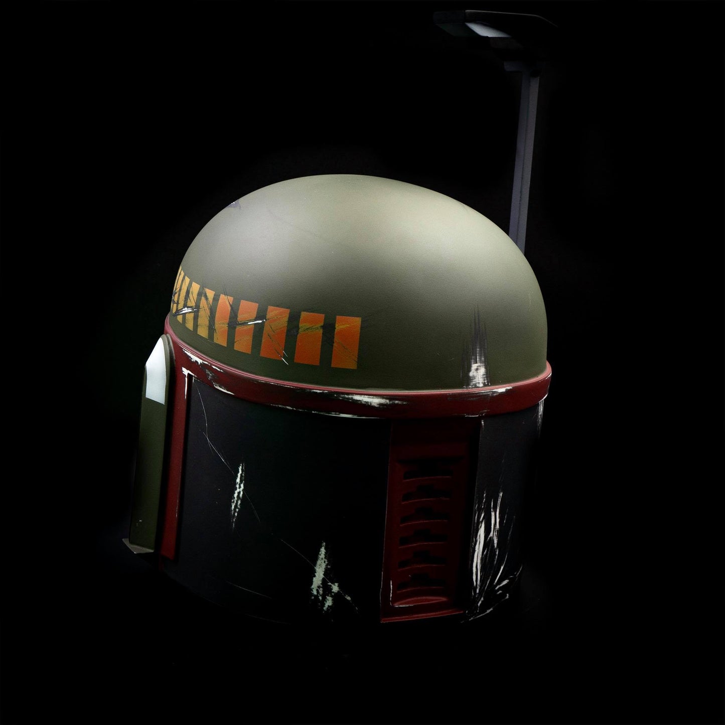 Green Hunter Life-Size Collectable Helmet (Battle Damaged)