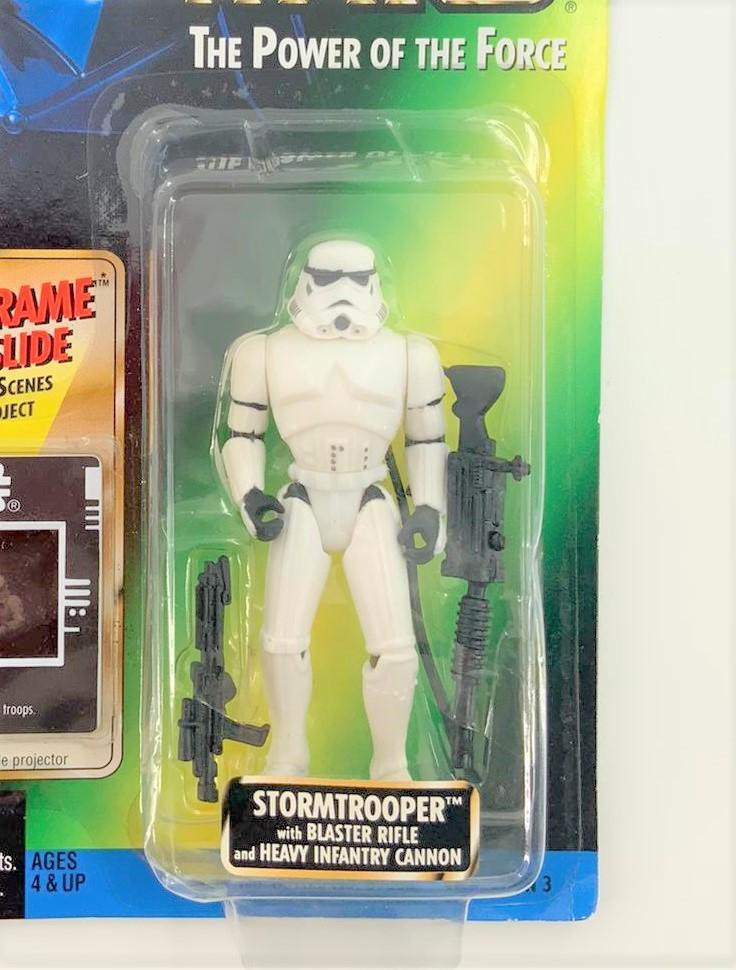 kenner Star Wars StormTrooper with Blaster Rifle and Heavy Infantry Cannon Collectible Figure