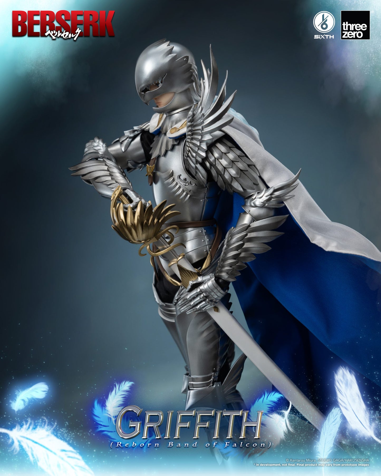 Threezero Berserk - Griffith (Reborn Band of Falcon) 1:6 Scale Collectible Figure