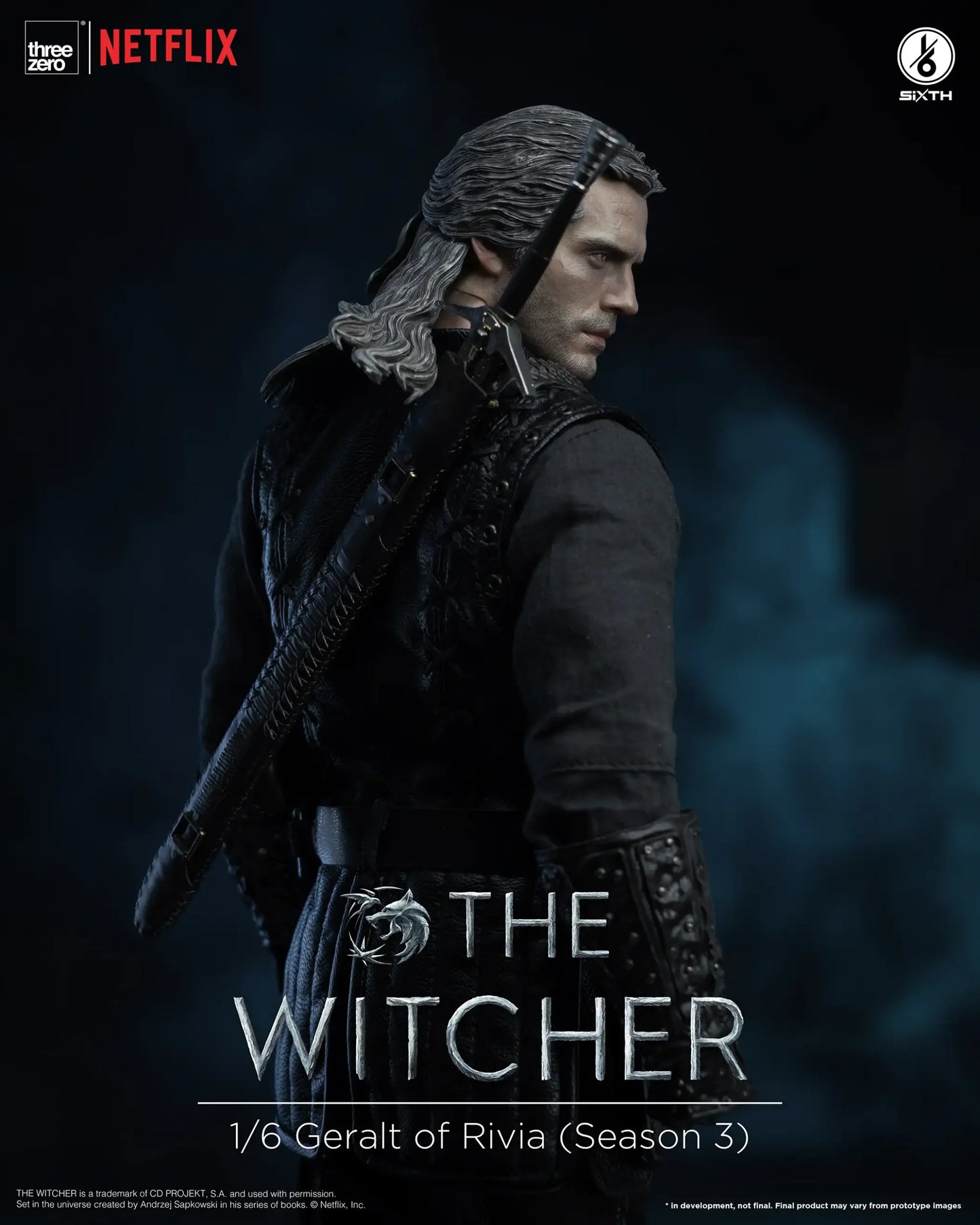 Threezero The Witcher 1/6 Geralt of Rivia (Season 3)