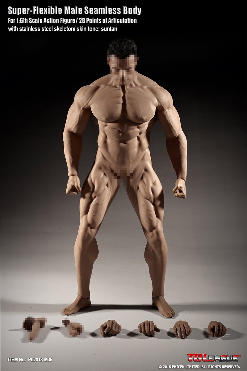 Phicen TBLeague M35 1/6th Scale Super Flexible Male Seamless Muscular Body