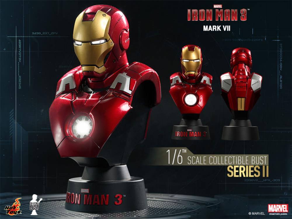 Hot Toys Iron Man 3 Collectible Bust Series II 1/6th Scale Collectible Bust