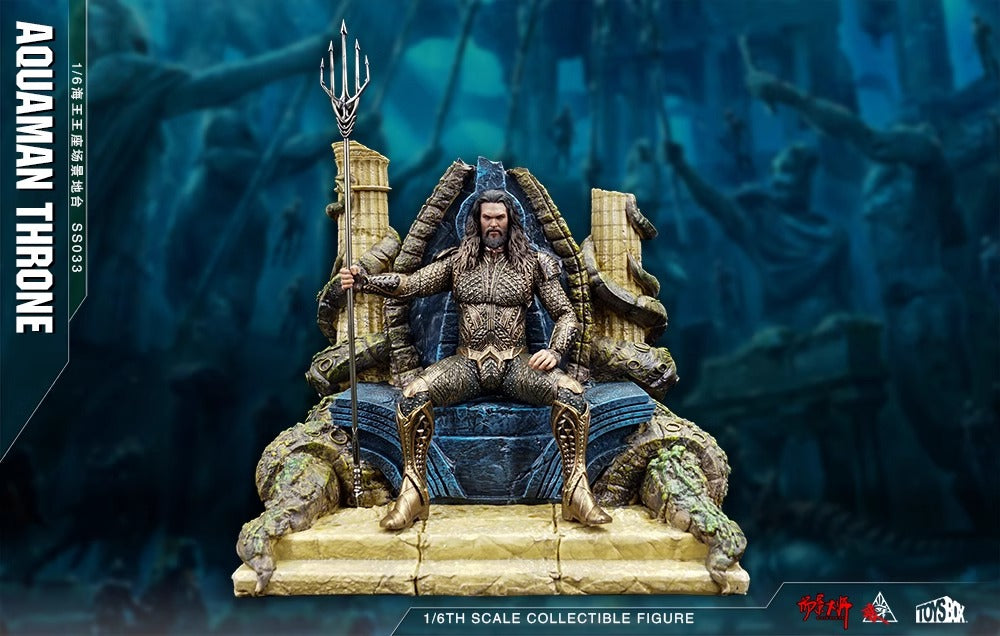 Hot Toys Aquaman Throne Scene Base Diorama Display 1:6 Scale Collectible Figure SS033