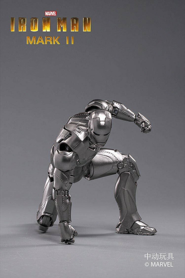 ZD Toys Iron Man Mark II 1:10 Scale Collectible Figure ( No Light Up Function )