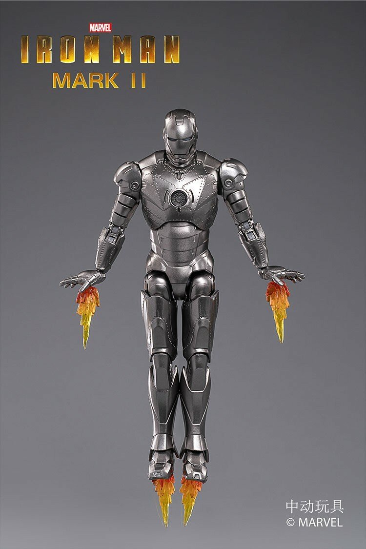 ZD Toys Iron Man Mark II 1:10 Scale Collectible Figure ( No Light Up Function )