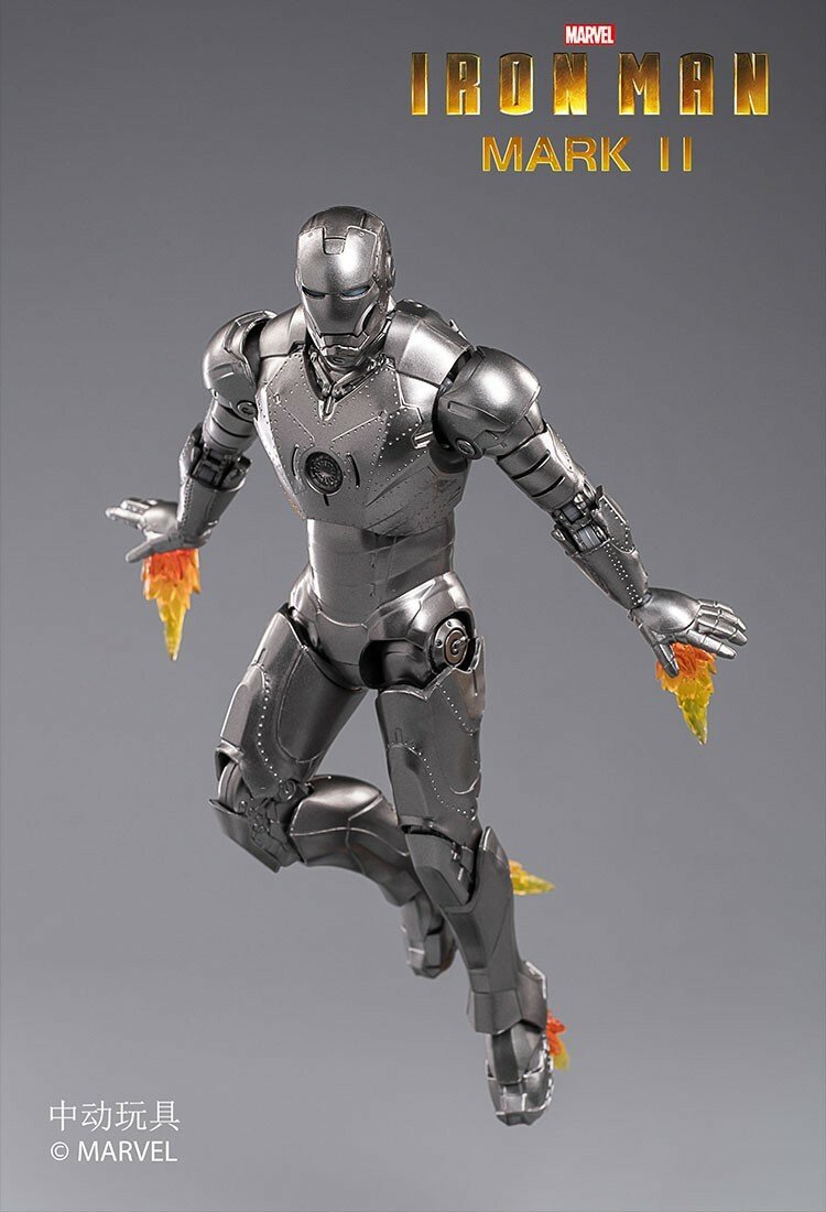 ZD Toys Iron Man Mark II 1:10 Scale Collectible Figure ( No Light Up Function )