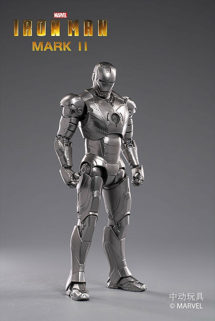 ZD Toys Iron Man Mark II 1:10 Scale Collectible Figure ( No Light Up Function )