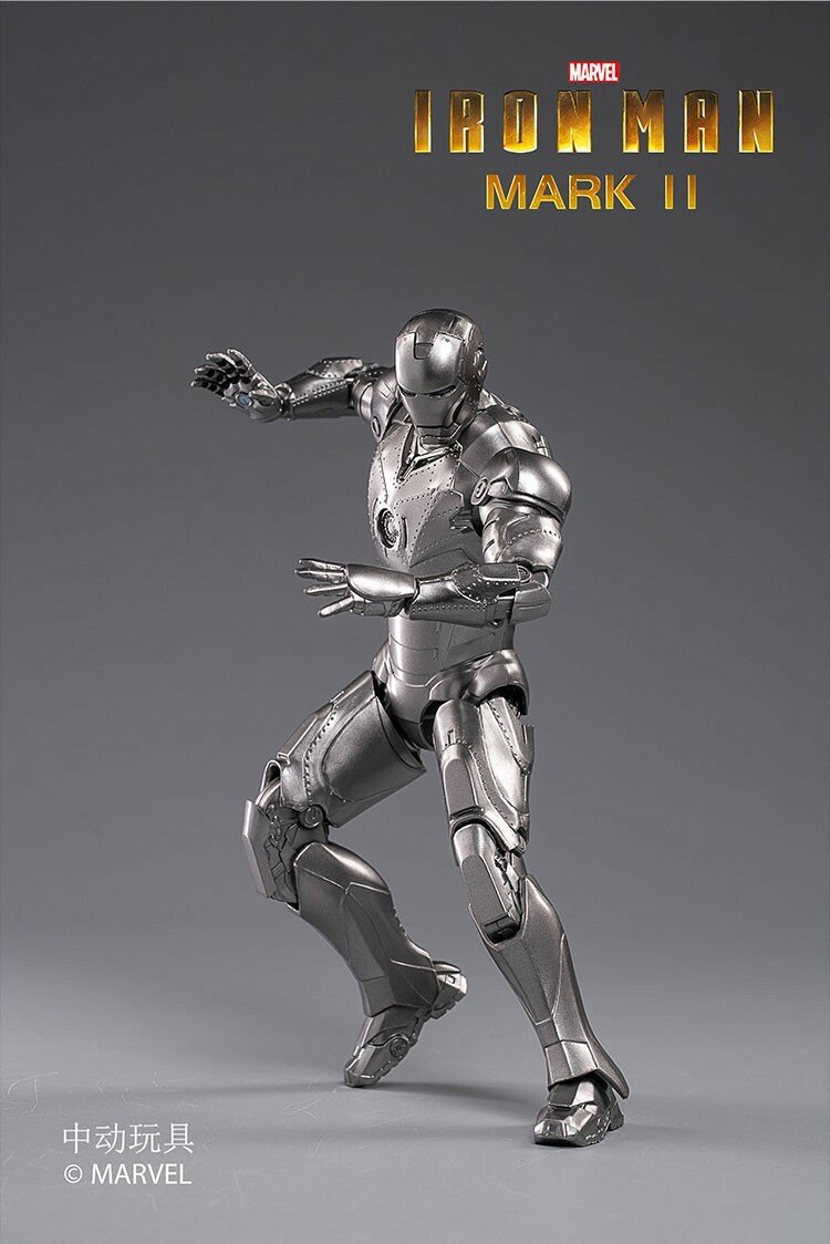 ZD Toys Iron Man Mark II 1:10 Scale Collectible Figure ( No Light Up Function )