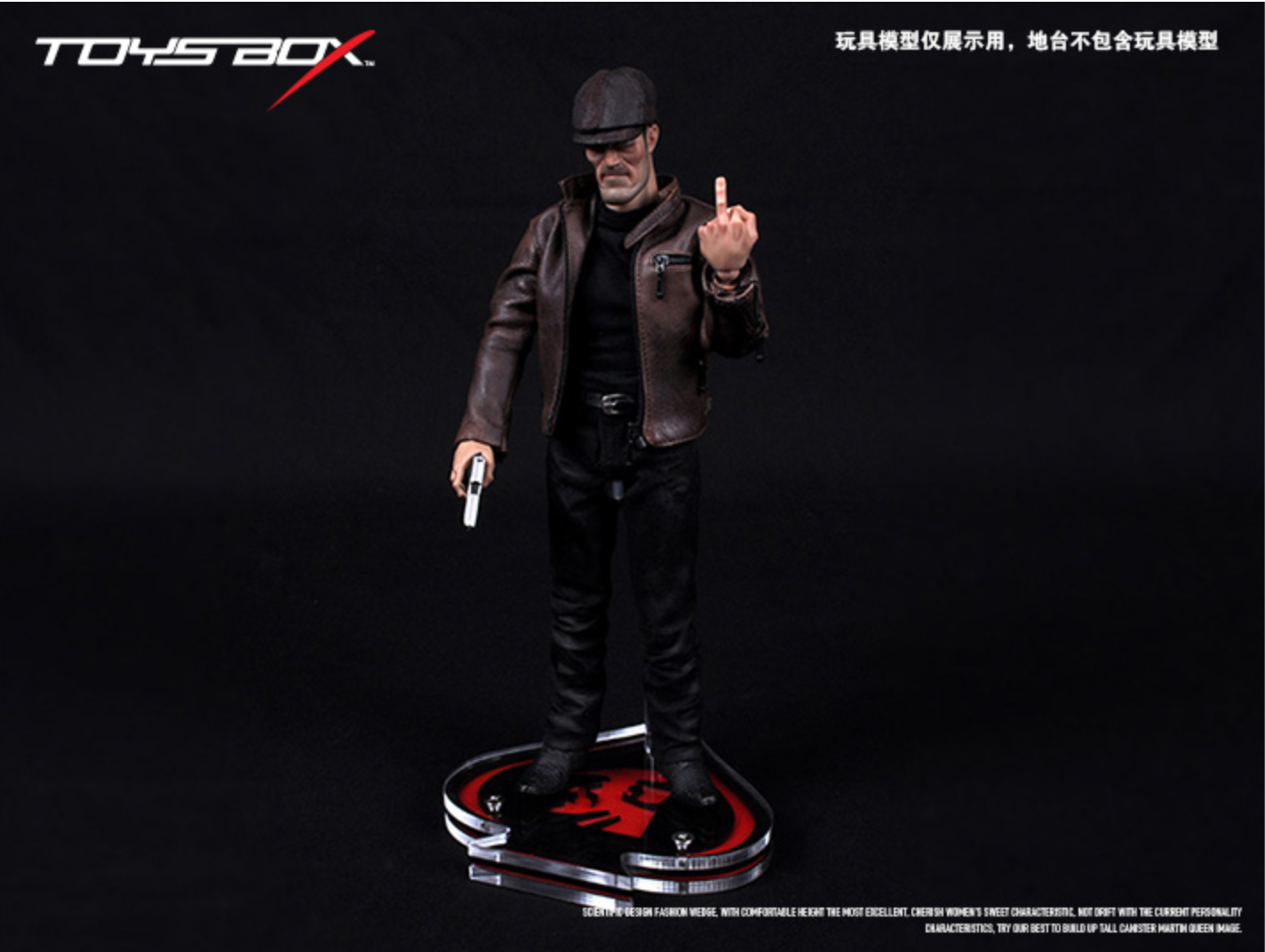 Personalized Wild Gangsters Kingdom Spade J Figure Stand