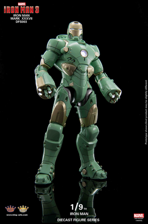 King Arts 1:9 Scale Iron Man Mark XXXVII Collectible Figure