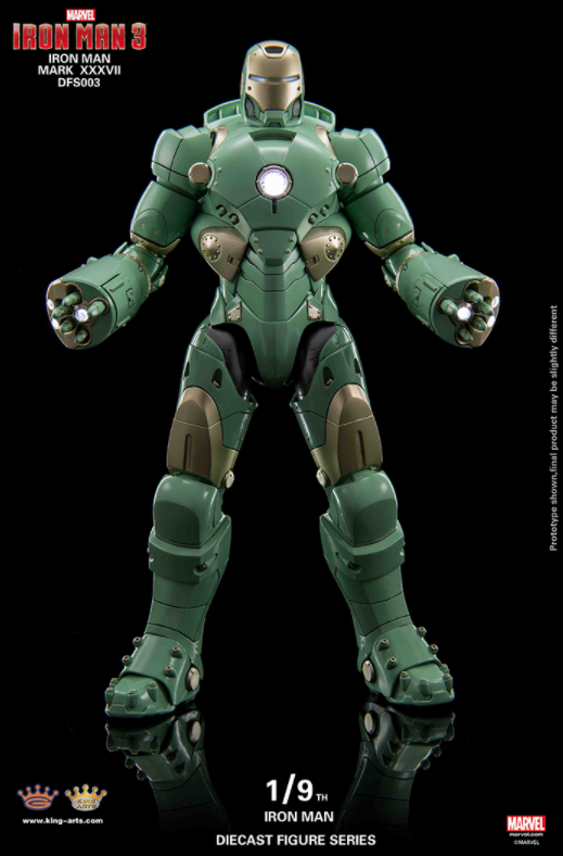 King Arts 1:9 Scale Iron Man Mark XXXVII Collectible Figure