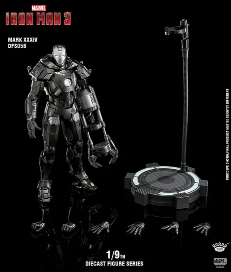 King Arts 1:9 Scale Iron Man Mark XXXIV Collectible Figure