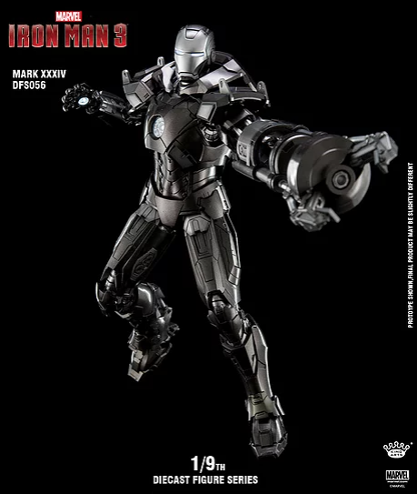 King Arts 1:9 Scale Iron Man Mark XXXIV Collectible Figure