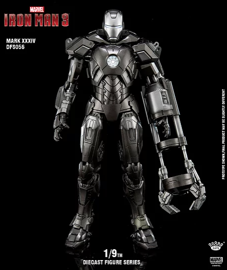 King Arts 1:9 Scale Iron Man Mark XXXIV Collectible Figure