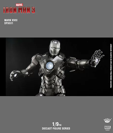 King Arts 1:9 Scale Iron Man Mark XVIII Collectible Figure