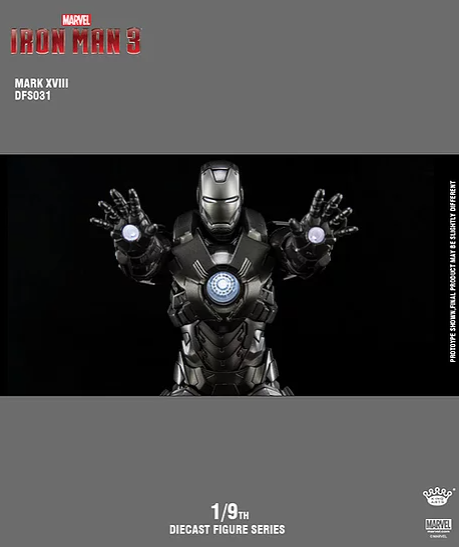 King Arts 1:9 Scale Iron Man Mark XVIII Collectible Figure