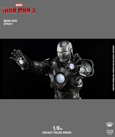 King Arts 1:9 Scale Iron Man Mark XVIII Collectible Figure