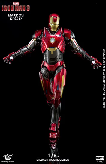 King Arts 1:9 Scale Iron Man Mark XVI Collectible Figure