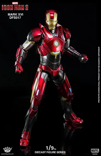 King Arts 1:9 Scale Iron Man Mark XVI Collectible Figure