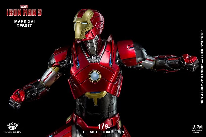 King Arts 1:9 Scale Iron Man Mark XVI Collectible Figure