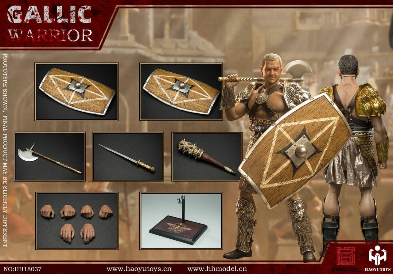 Hhmodel X Haoyutoys 1:6 Scale Imperial Army Hunting Ground Fighter-Gaul Warrior Set