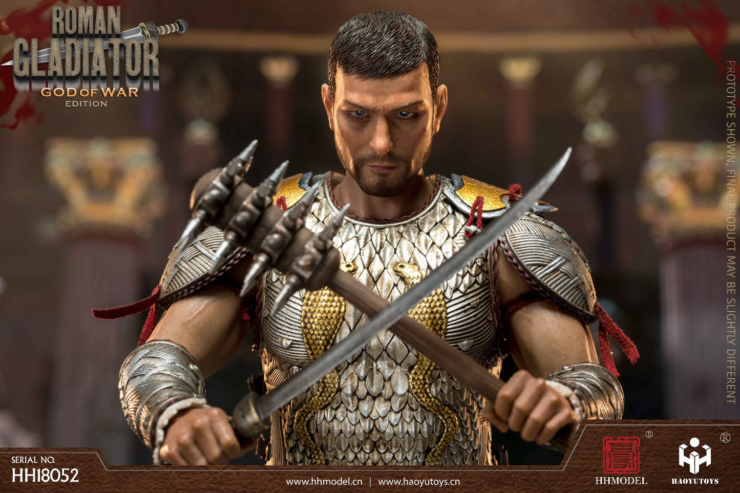 Hhmodel X Haoyutoys 1:6 Scale Imperial Legion-Roman Gladiator Ares Version