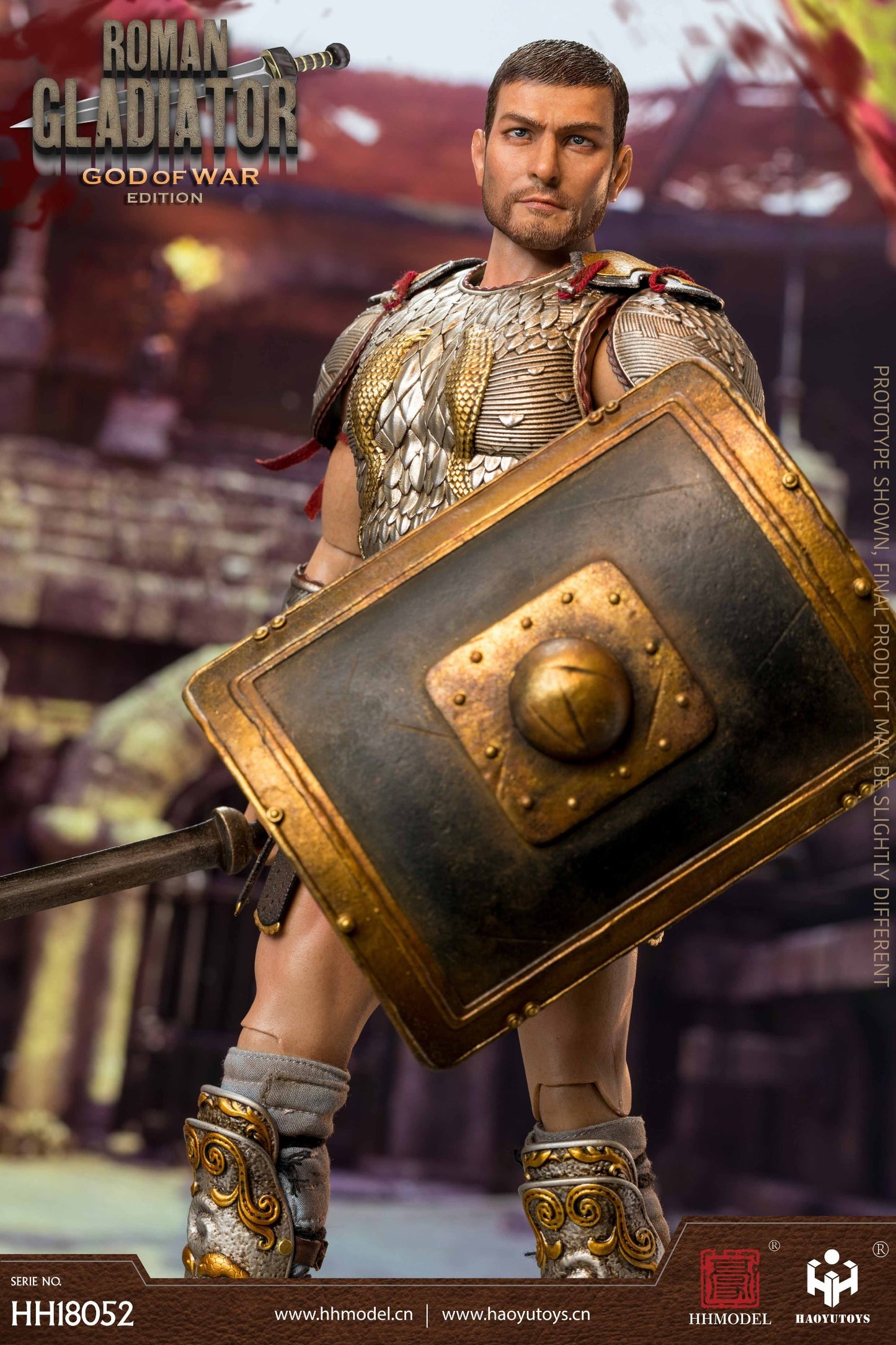 Hhmodel X Haoyutoys 1:6 Scale Imperial Legion-Roman Gladiator Ares Version