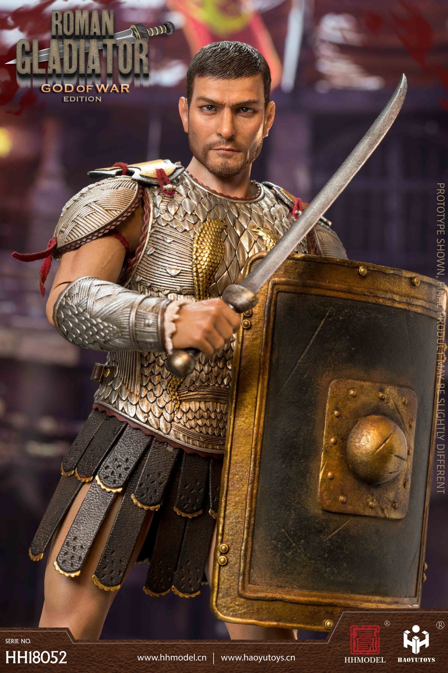 Hhmodel X Haoyutoys 1:6 Scale Imperial Legion-Roman Gladiator Ares Version