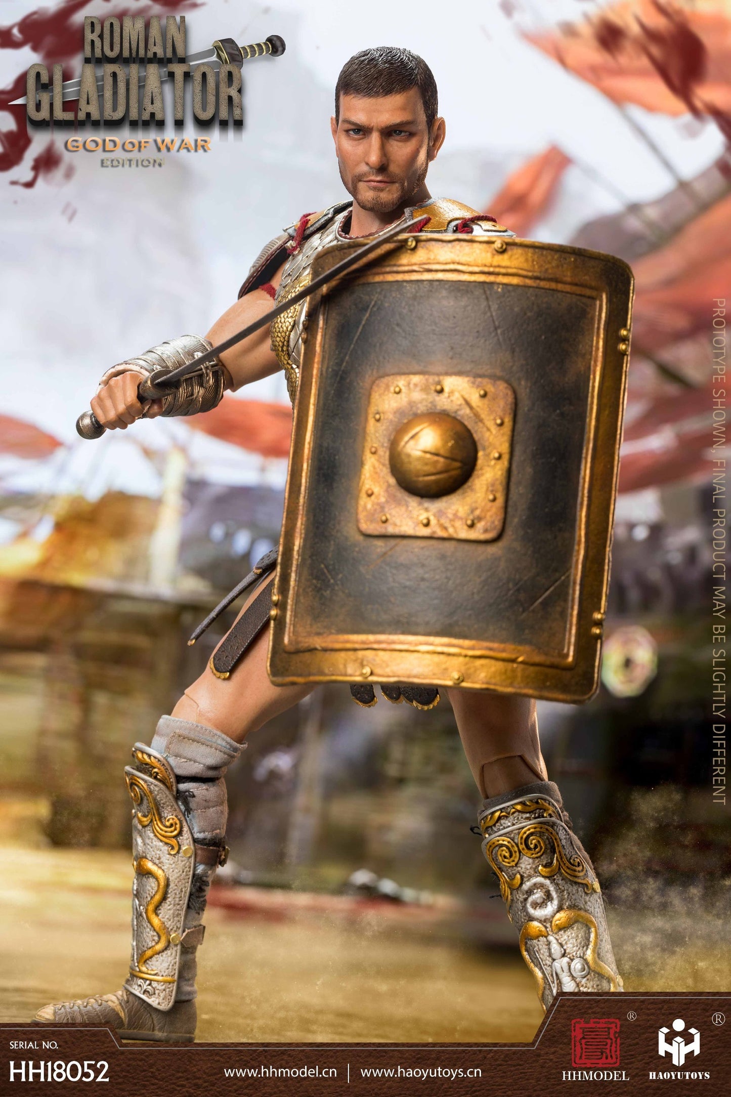 Hhmodel X Haoyutoys 1:6 Scale Imperial Legion-Roman Gladiator Ares Version