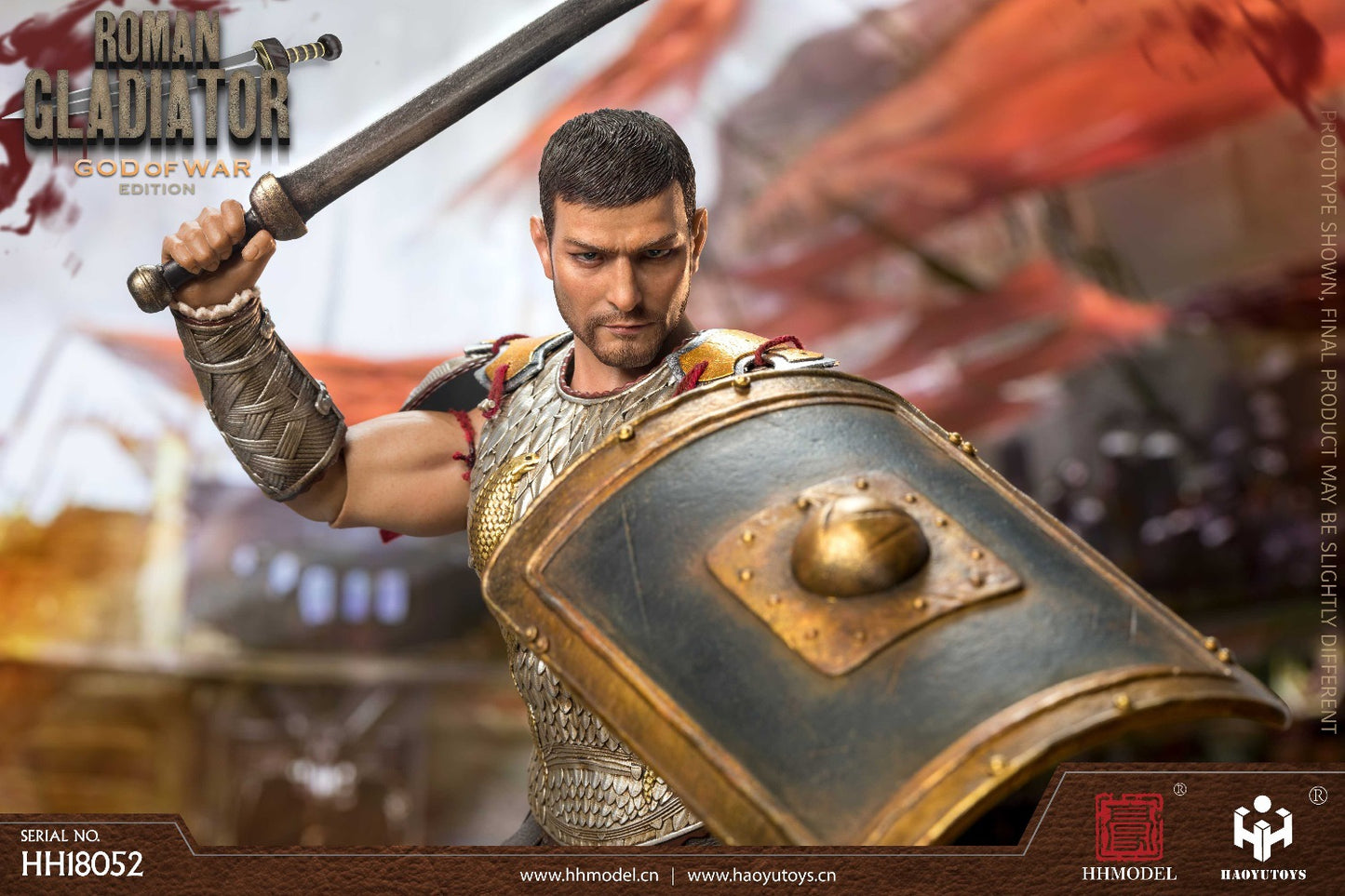 Hhmodel X Haoyutoys 1:6 Scale Imperial Legion-Roman Gladiator Ares Version