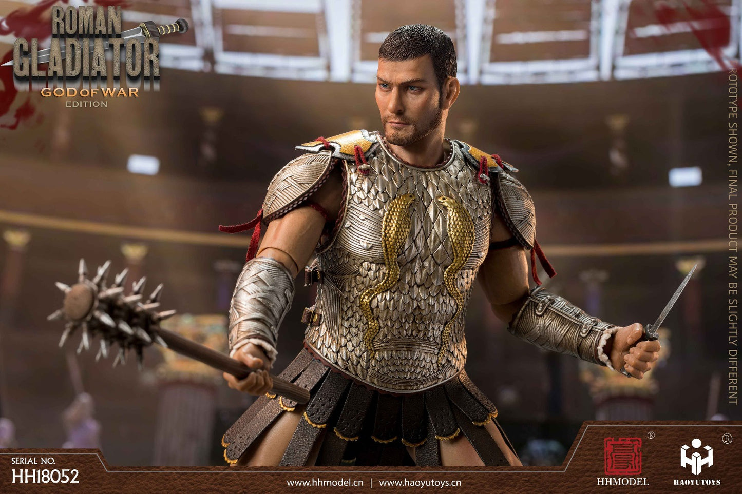 Hhmodel X Haoyutoys 1:6 Scale Imperial Legion-Roman Gladiator Ares Version