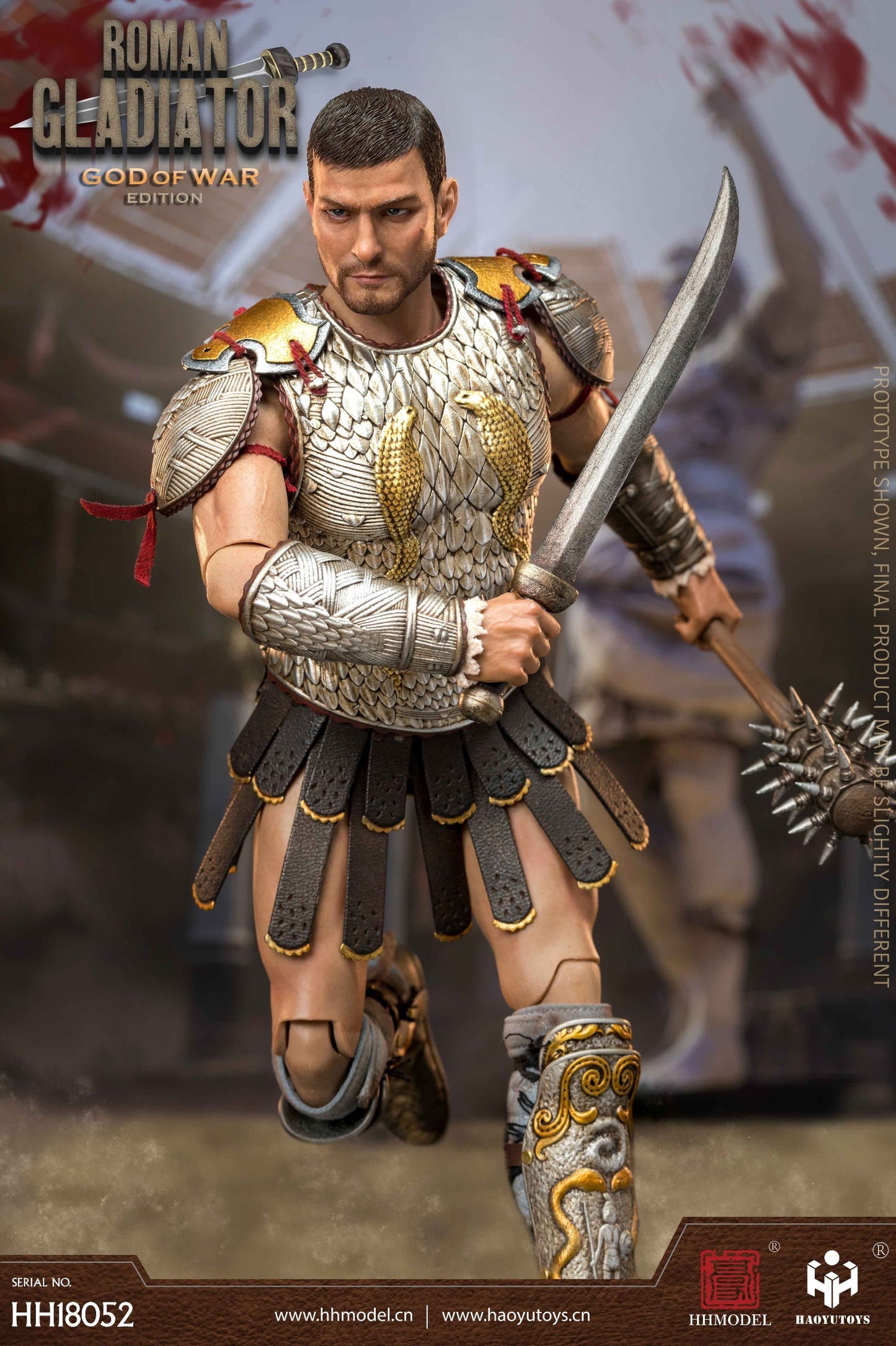 Hhmodel X Haoyutoys 1:6 Scale Imperial Legion-Roman Gladiator Ares Version