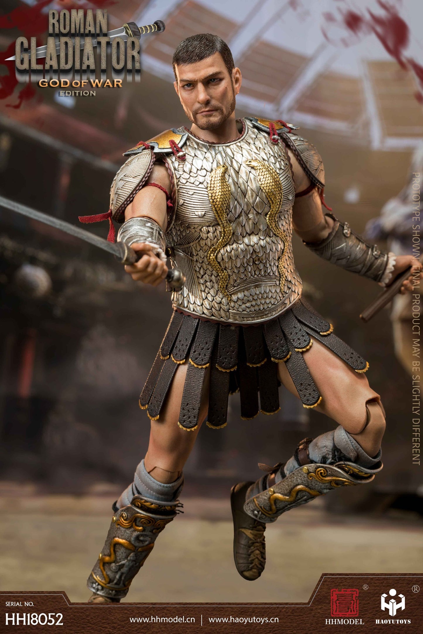 Hhmodel X Haoyutoys 1:6 Scale Imperial Legion-Roman Gladiator Ares Version