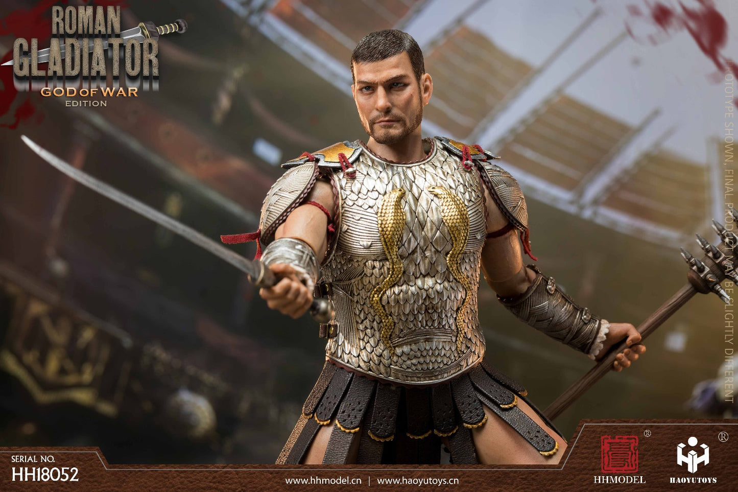 Hhmodel X Haoyutoys 1:6 Scale Imperial Legion-Roman Gladiator Ares Version