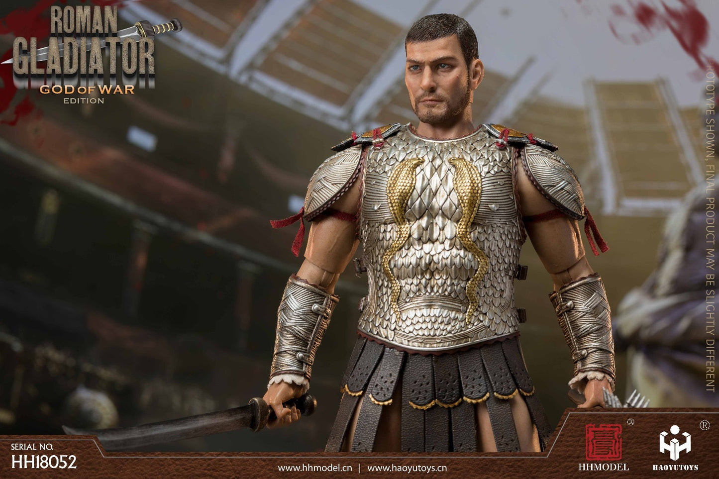 Hhmodel X Haoyutoys 1:6 Scale Imperial Legion-Roman Gladiator Ares Version