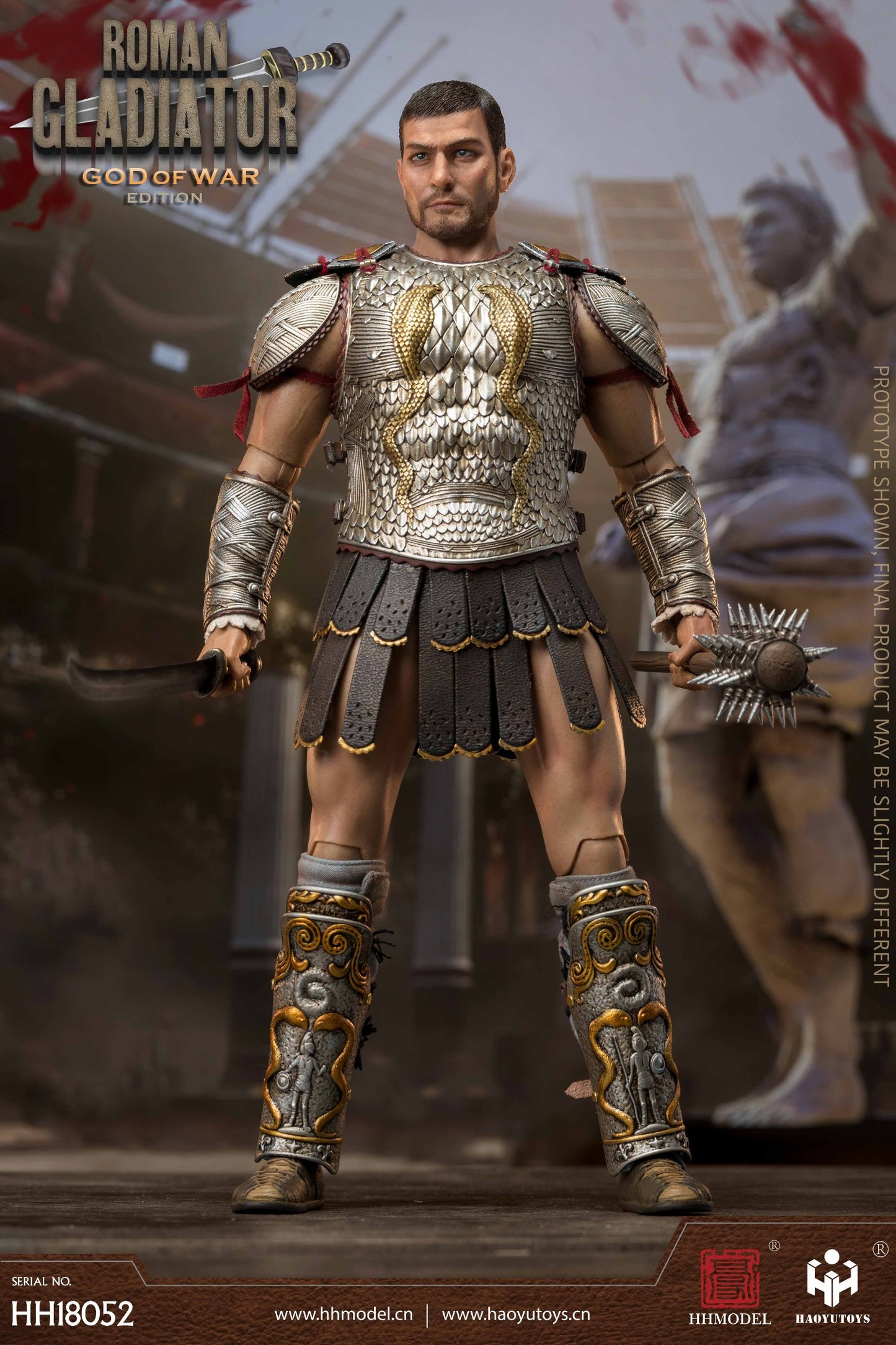 Hhmodel X Haoyutoys 1:6 Scale Imperial Legion-Roman Gladiator Ares Version