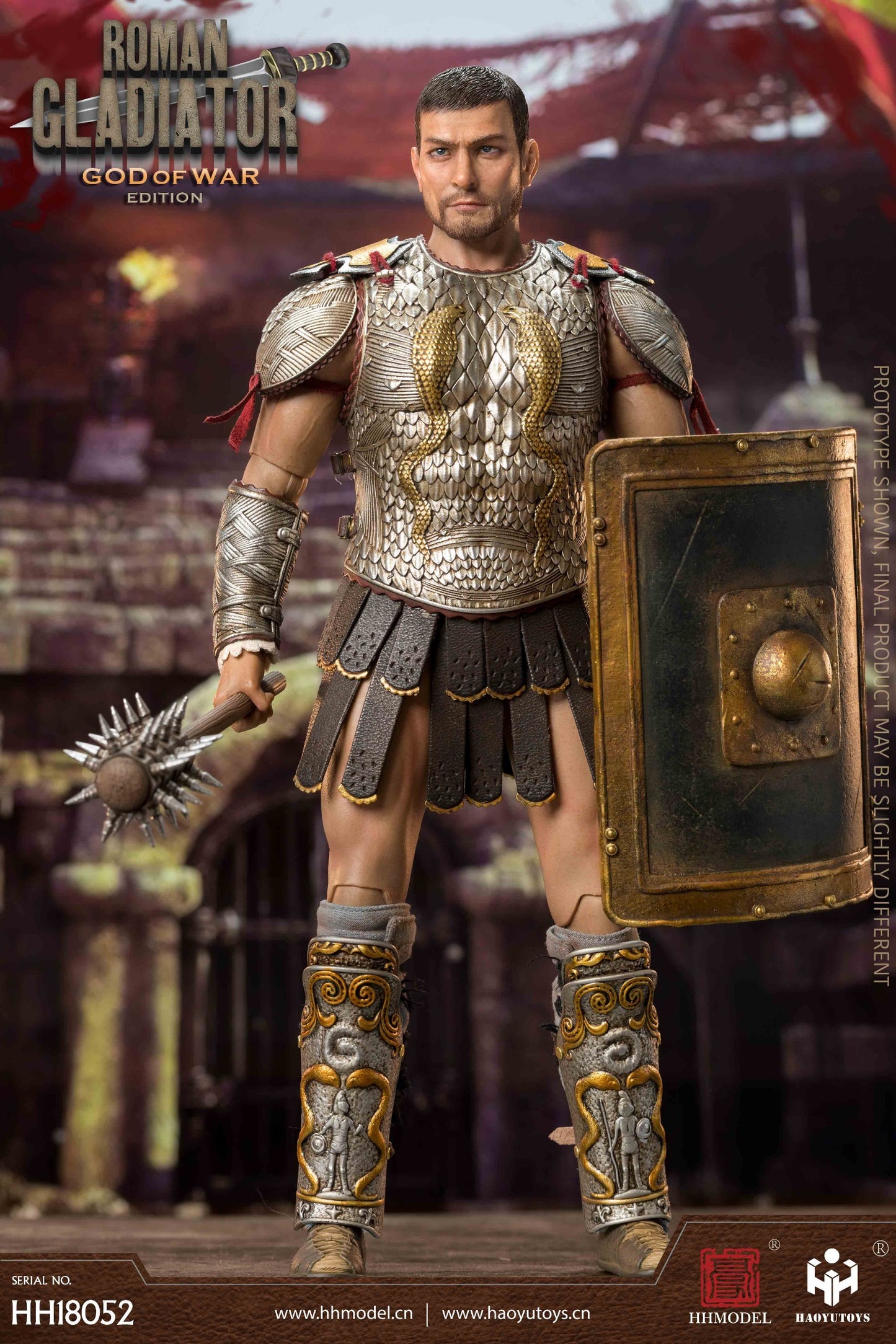 Hhmodel X Haoyutoys 1:6 Scale Imperial Legion-Roman Gladiator Ares Version