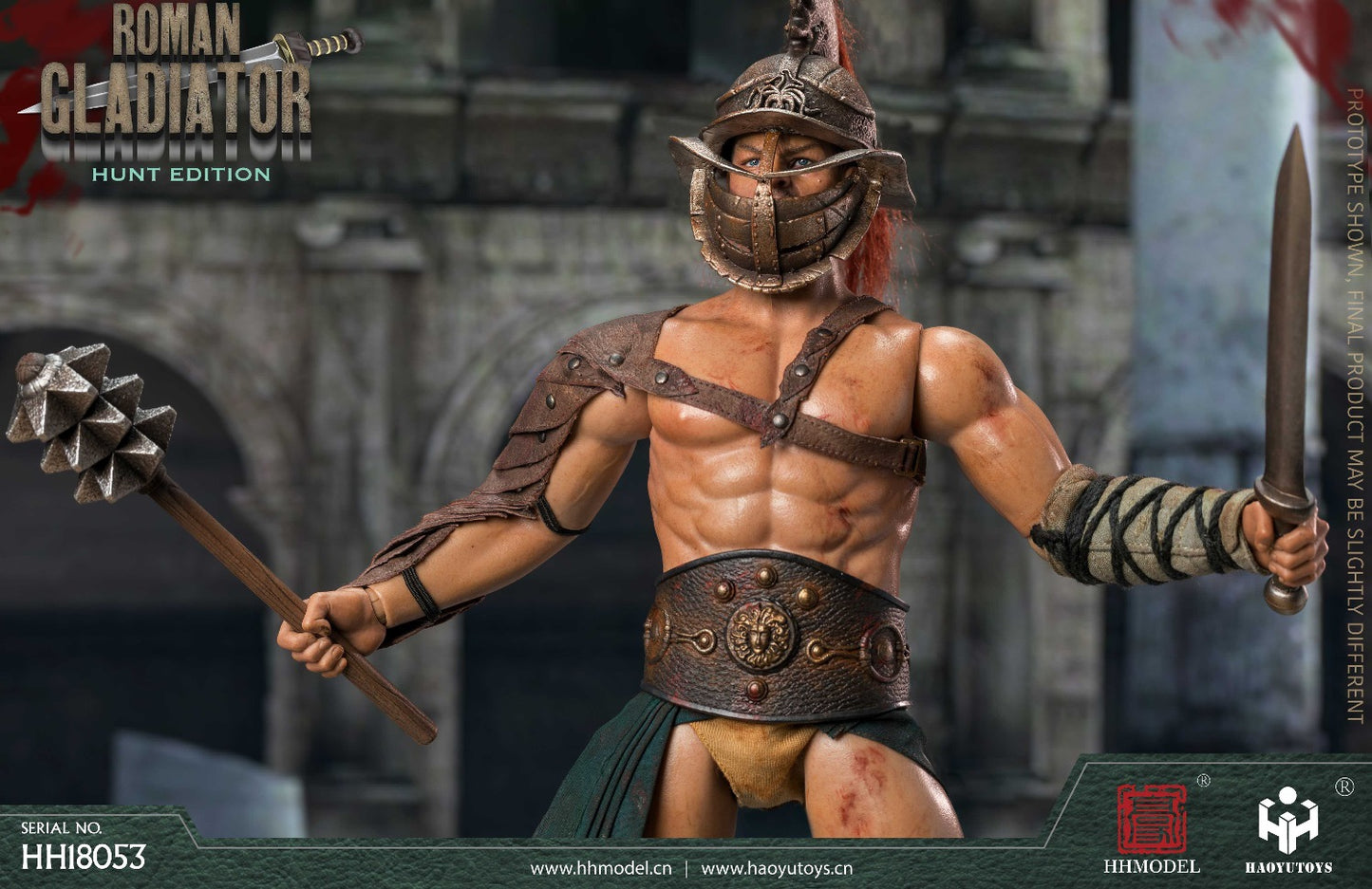 Hhmodel X Haoyutoys 1:6 Scale Imperial Legion-Roman Gladiator Hunting Edition