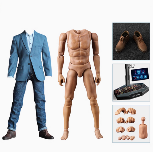 1:6 Scale Tony Blue Suit