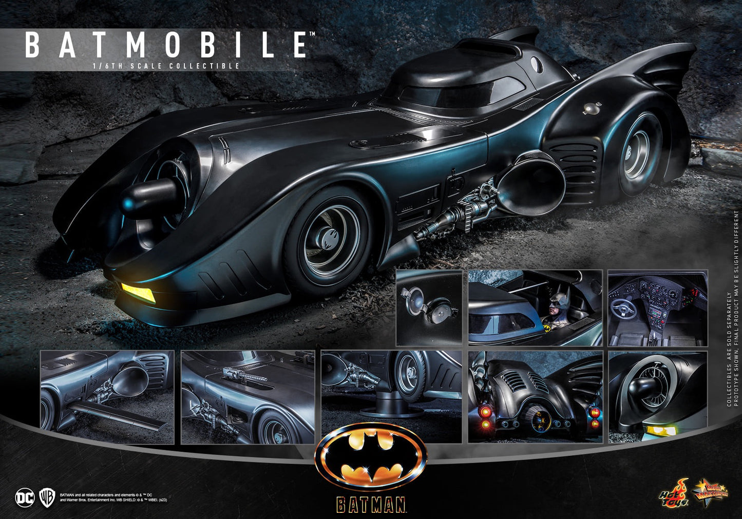 Hot Toys Batman 1989 – Batmobile MMS694 1:6 Scale Collectible