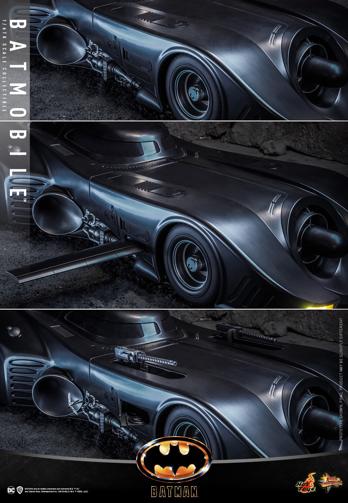 Hot Toys Batman 1989 – Batmobile MMS694 1:6 Scale Collectible